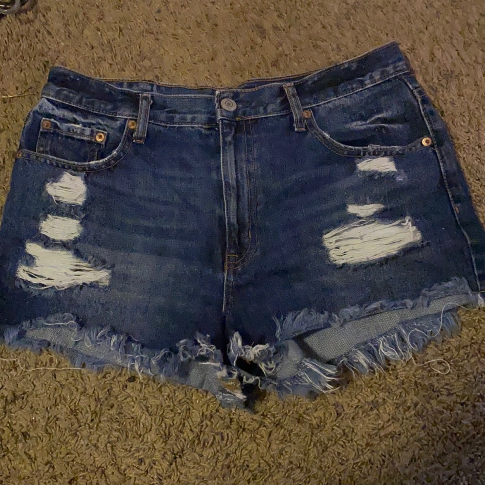 Jean Shorts with rips